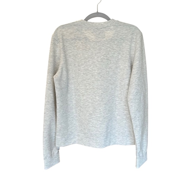 Salomon Women's Lightweight SOFT Sweatshirt Heathered Gray/White Large - Picture 2 of 9